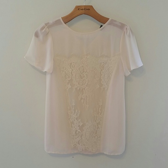 Cream & Lace Blouse - Picture 1 of 3